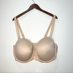 Auden Lightly Lined Convertible Strapless Bra - size 44DDD